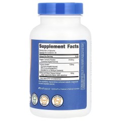 Nutricost, куркума, 2300 мг, 120 капсул (40 порций)