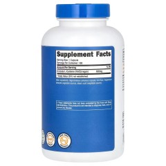 Nutricost, NAC, веганский N-ацетил L-цистеин, 600 мг, 180 капсул