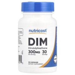 Nutricost, DIM (дииндолилметан), 300 мг, 30 капсул