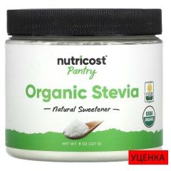Nutricost, Pantry, органическая стевия, 227 г (8 унций)