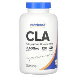 Nutricost, КЛК, 120 капсул (40 порций)