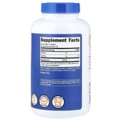 Nutricost, бета-ситостерол, 500 мг, 120 мягких желатиновых капсул (60 порций)