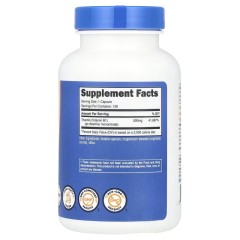 Nutricost, Витамин B1, 500 мг, 120 капсул