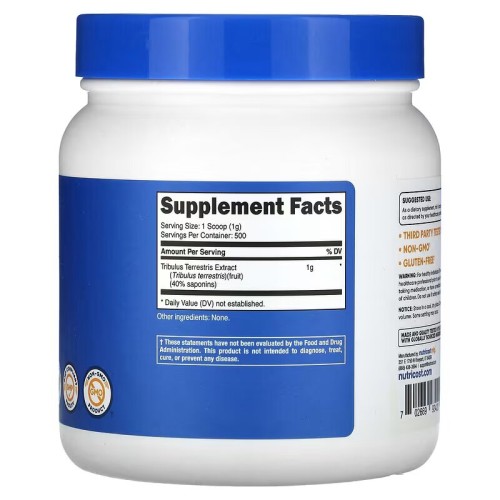 Nutricost, Якорцы, без добавок, 500 г (17,6 унции)