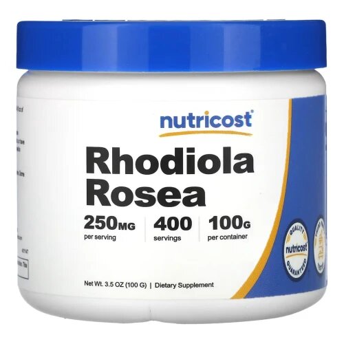 Nutricost, родиола розовая, 100 г (400 порций)