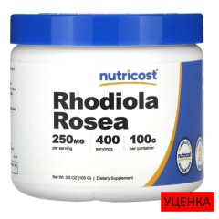 Nutricost, родиола розовая, 100 г (400 порций)