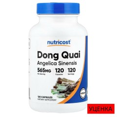 Nutricost, дягиль лекарственный, 565 мг, 120 капсул