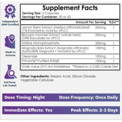 Nootropics Depot, Sleep Support, 60 капсул (30 порций)