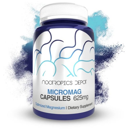 Nootropics Depot, MicroMag, Оптимизированный магний, 625 мг, 90 капсул