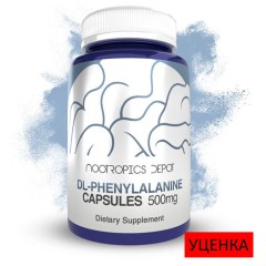 Nootropics Depot, DL-Фенилаланин, 60 капсул