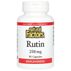 Natural Factors, рутин, 250 мг, 90 капсул