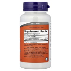 NOW Foods, 5-гидрокситриптофан, 50 мг, 90 растительных капсул