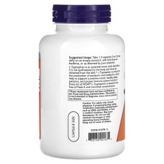 NOW Foods, L-триптофан, 500 мг, 120 растительных капсул (60 порций)