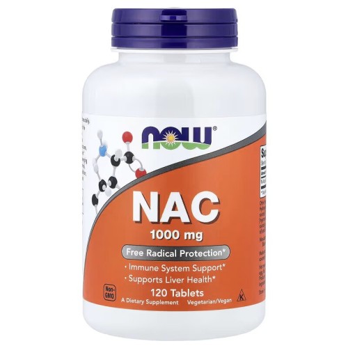 NOW Foods, NAC, 1000 мг, 120 таблеток