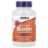 NOW Foods, биотин повышенной силы действия, 10 мг, 120 вегетарианских капсул