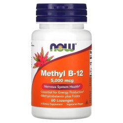 NOW Foods, Methyl B-12, 60 пастилок