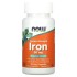 NOW Foods, Железо, 36 мг, 90 растительных капсул