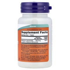 NOW Foods, Selenium, селен, 100 мкг, 100 таблеток