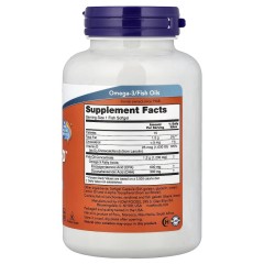 NOW Foods, Ультра омега-3, 600 ЭПК, 300 ДГК, 90 капсул из рыбьего желатина