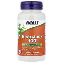 NOW Foods, TestoJack 100, 60 вегетарианских капсул (30 порций)