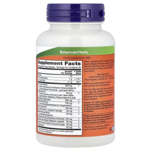 NOW Foods, Liver Refresh, Здоровье печени, 90 растительных капсул (30 порций)