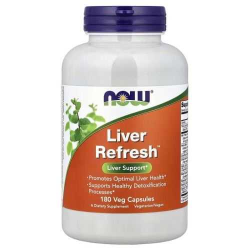NOW Foods, Liver Refresh, Здоровье печени, 180 растительных капсул (60 порций)