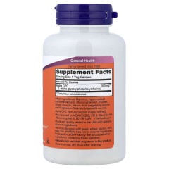 NOW Foods, альфа ГФХ, 300 мг, 60 растительных капсул