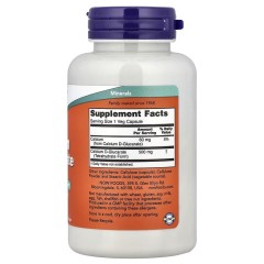 NOW Foods, D-глюкарат кальция, 500 мг, 90 растительных капсул