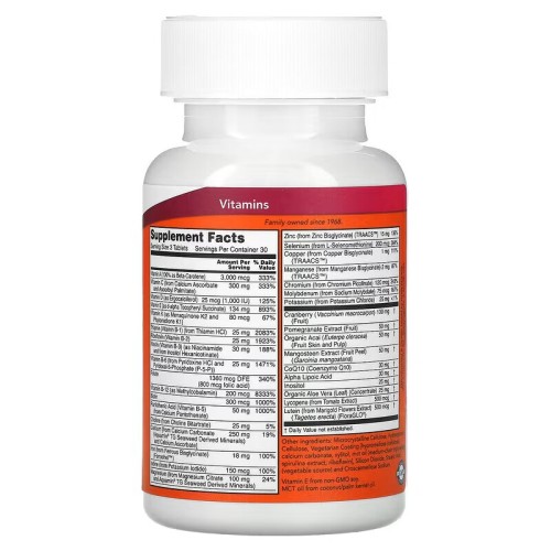 NOW Foods, Eve, Ева, улучшенные женские мультивитамины, 90 таблеток (30 порций)