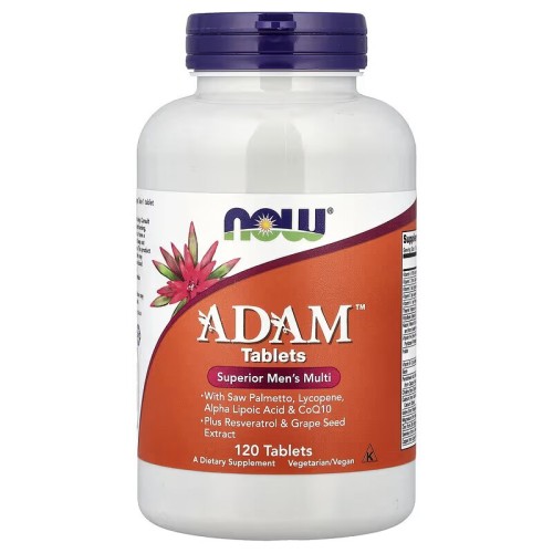 NOW Foods, Adam, улучшенные мультивитамины для мужчин, 120 таблеток