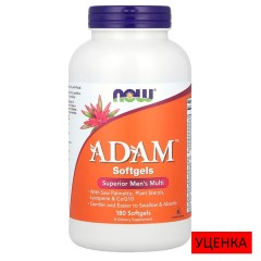 NOW Foods, ADAM, превосходные мультивитамины для мужчин, 180 мягких таблеток (90 порций)