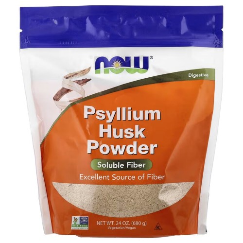 NOW Foods, порошок из шелухи семян подорожника, 680 г (1,5 фунта)