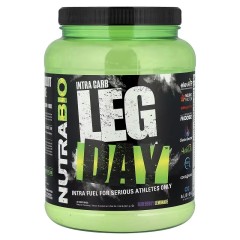 NutraBio, Intra Carb Leg Day, черничный лимонад, 947 г (2,09 фунта)