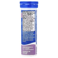 Nuun, Sport Hydration, напиток с шипучим электролитом, виноград, 10 таблеток