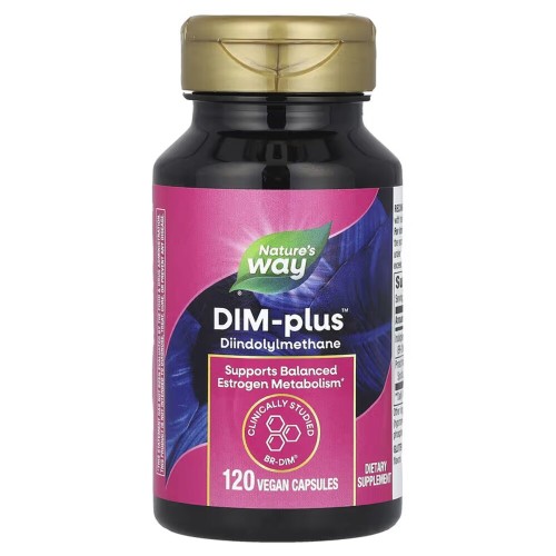 Nature's Way, DIM-Plus™, добавка с дииндолилметаном, 120 веганских капсул