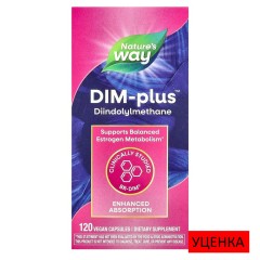 Nature's Way, DIM-Plus™, добавка с дииндолилметаном, 120 веганских капсул