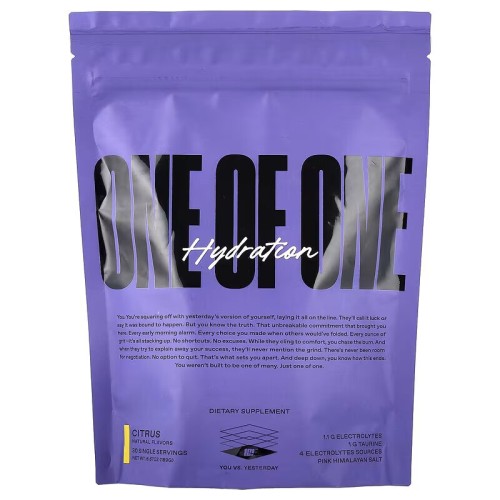 ONE OF ONE, Hydration, цитрус,189 г, 30 пакетиков