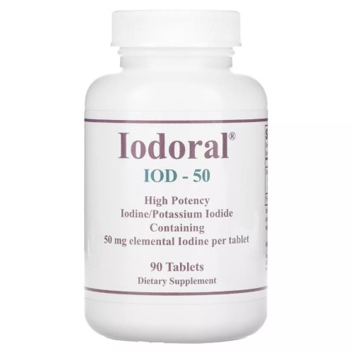 Optimox, Iodoral IOD 50, 50 мг, 90 делимых таблеток