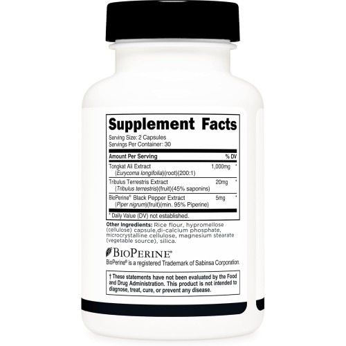 PrePrimal, Tongkat Ali, 1000 мг, 60 капсул (30 порций)