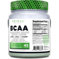 PrePrimal, Аминокислоты с разветвленной цепью, BCAA, вкус Great Ape (Зеленое яблоко), 482 г (45 порций)