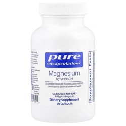 Pure Encapsulations, Глицинат магния, 90 капсул (120 мг в 1 капсуле)