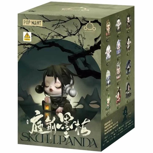 POP MART, Оригинальная фигурка SKULLPANDA серия The Ink Plum Blossom, 1 рандомная фигурка
