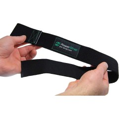 PowerStrap, Ремни для тяги (лямки), цвет черный, 2 шт