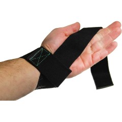 PowerStrap, Ремни для тяги (лямки), цвет черный, 2 шт