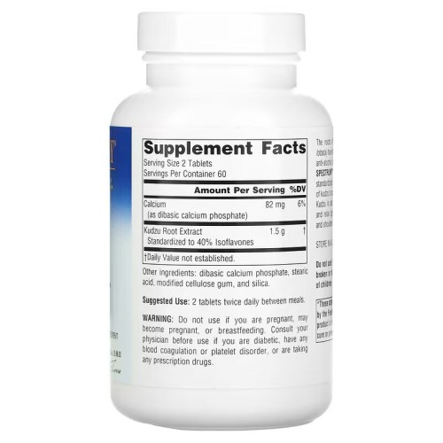 Planetary Herbals, Кудзу полного спектра, Антиалкогольная поддержка, 750 мг, 120 таблеток (60 порций)