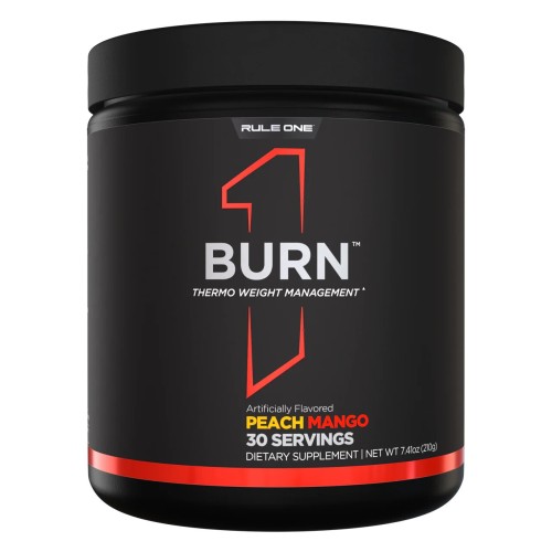 Rule One Proteins, Burn, Thermo Weight Management, Персик и манго, 210 г (30 порций)