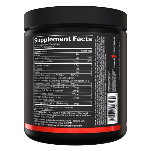 Rule One Proteins, Burn, Thermo Weight Management, Персик и манго, 210 г (30 порций)