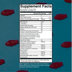 Raw Nutrition, CBUM, Thuper Thavage, Предтренировочный комплекс, вкус Красные мармеладки, 620 г, (20 порций)