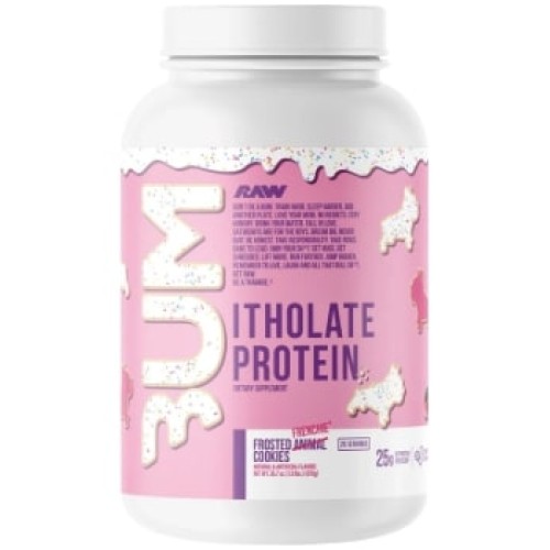 Raw Nutrition, Bum, Изолят сывороточного протеина, вкус Французское печенье с глазурью, 875 г, (25 порций)