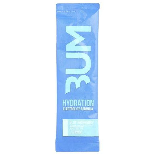 Raw Nutrition, Bum, Hydration, электролитная формула, со вкусом голубой малины, 20 пакетиков по 6,1 г (0,22 унции)